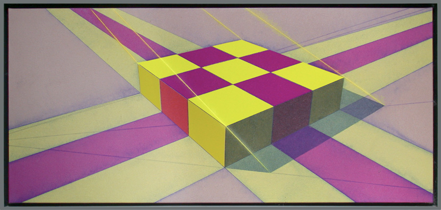 Yellow & Bougainvillea Slab, 1986
