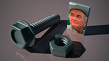 Lyndon Johnson, Bolt and Nut, 2008