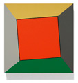 Orange-Red Square Twist, 2009