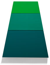 Three Green Taper. 2009