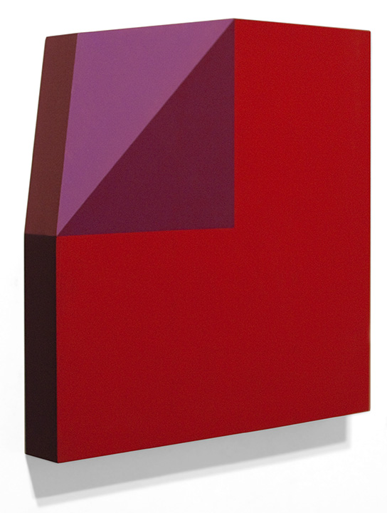 Red and Violet Bent Corner Square, 2010