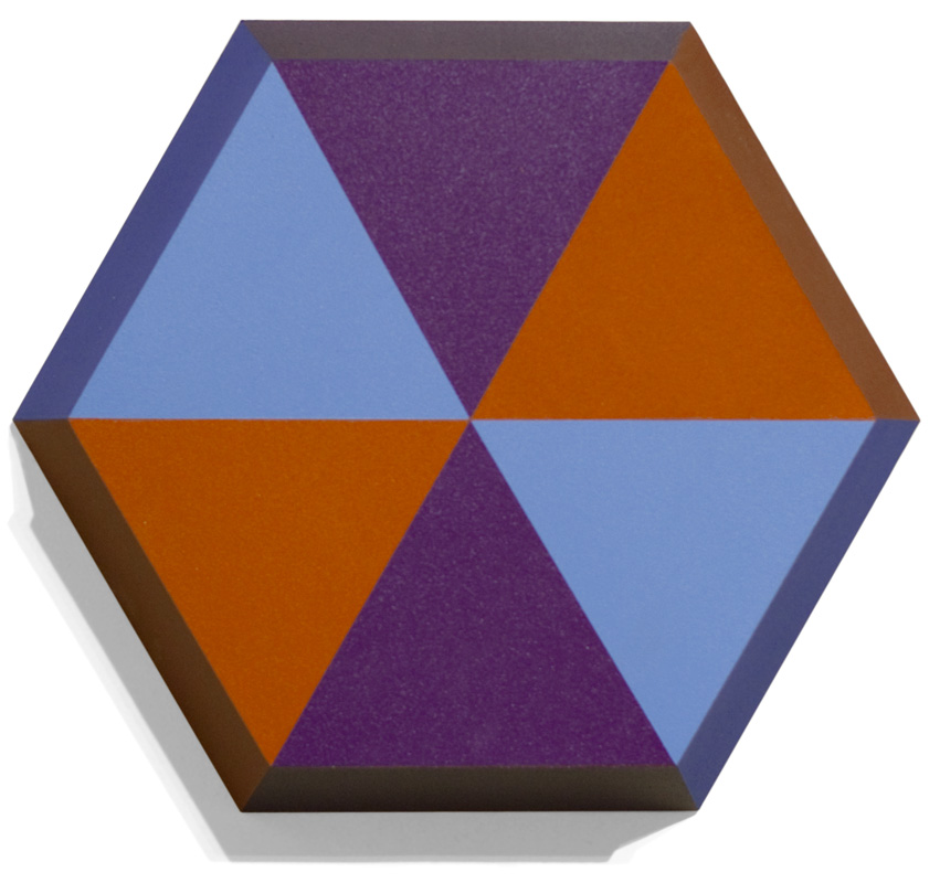 Ronald Davis Diamonds In A Hexagon 2009