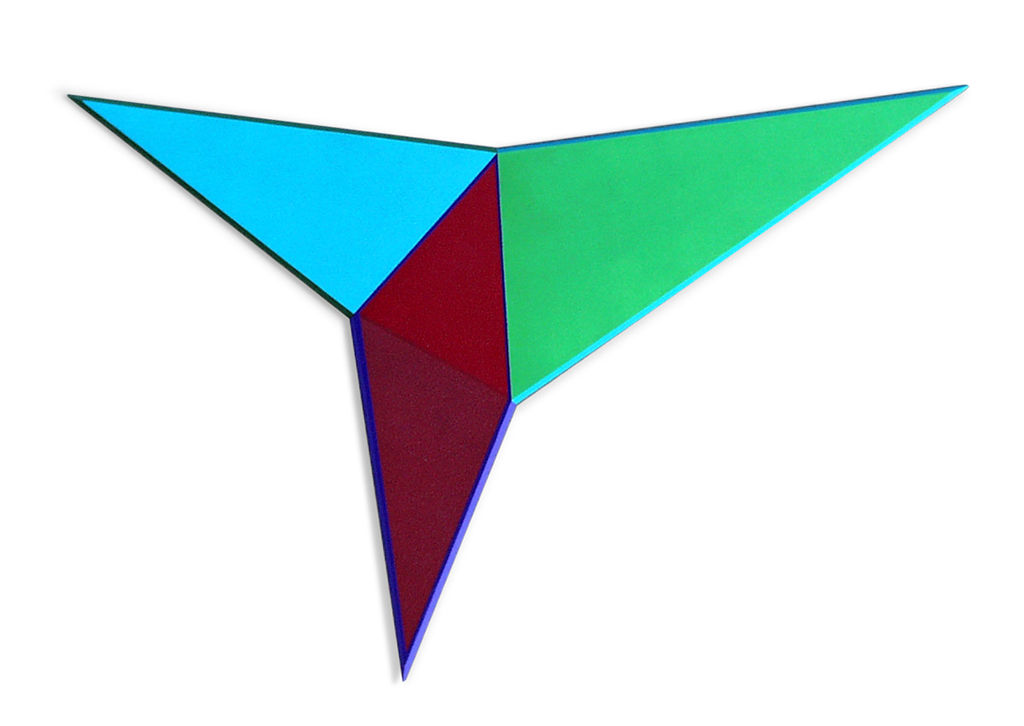 Red Plane – Two Triangles, 2001