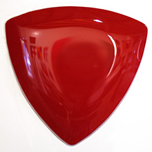 Red Glass Triangle