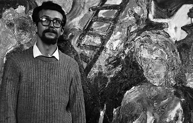 Ronald Davis at the San Francisco Art Institute, 1960