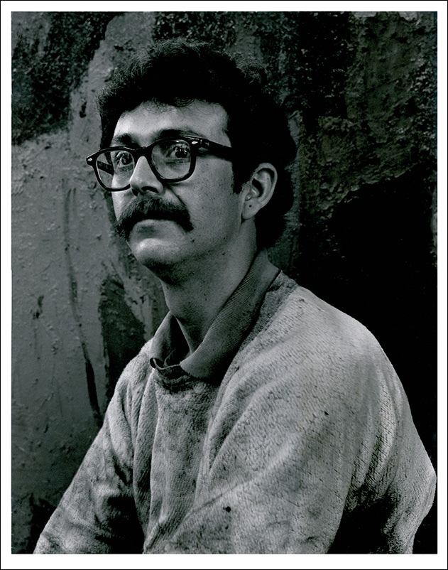 Ronald Davis at the San Francisco Art Institute, 1960