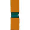 Orange and Green Pinch Post, 1965