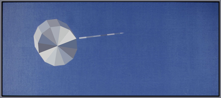 Dodecagon Slab and Line, 1981