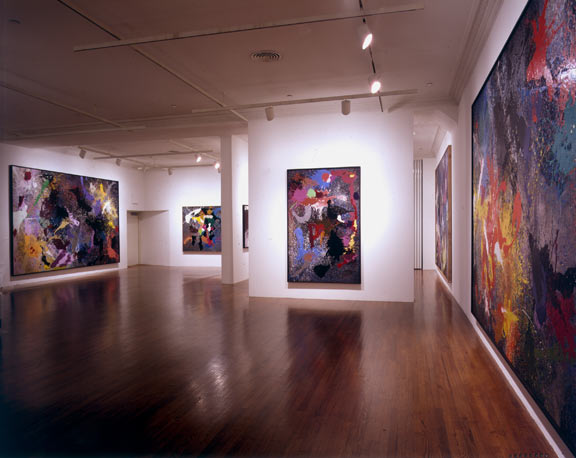 Ronald Davis: Music Series Installation view of the Music Series, 1984