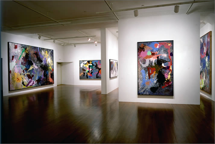 Ronald Davis: Music Series Installation view of the Music Series, 1984