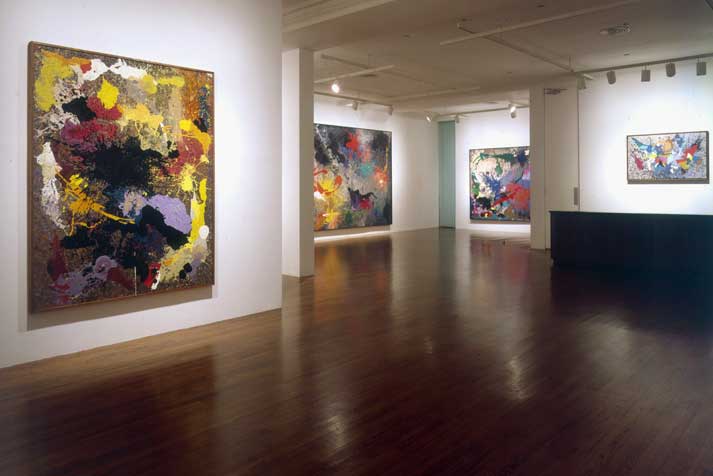 Ronald Davis: 4. Music Series Installation view of the Music Series, 1984
